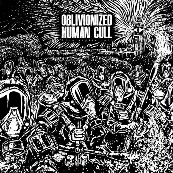 Oblivionized / Human Cull - This Septic Isle WHITE VINYL