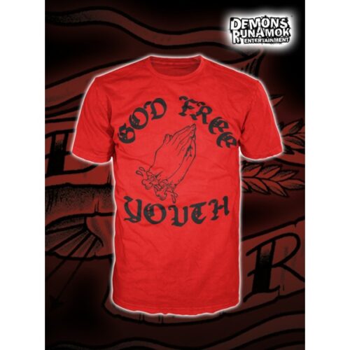 God Free Youth - Mens Hand T-SHIRT SIZE S
