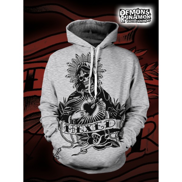 God Free Youth - New Skull Mary SWEATSHIRT SIZE M