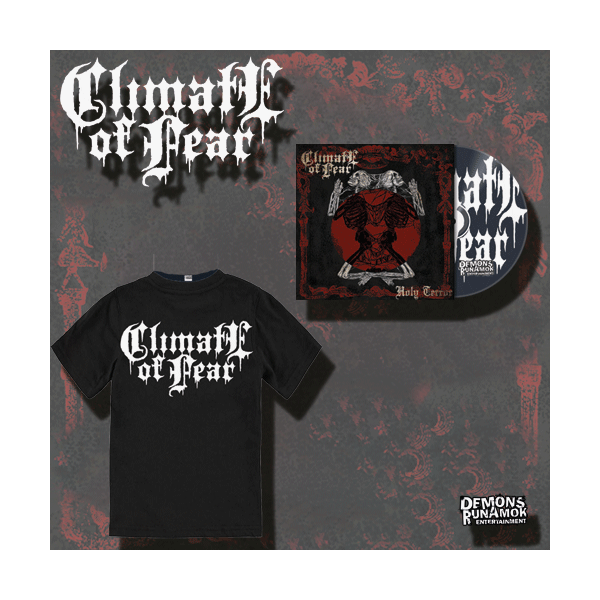 Climate Of Fear - Holy Terror MCD + T-SHIRT PACKAGE