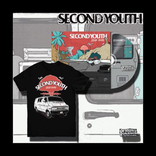 Second Youth - Dear Road CD + T-SHIRT PACKAGE