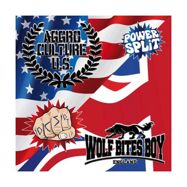 Aggro Culture U.S. / Wolf Bites Boy - Power Split LP