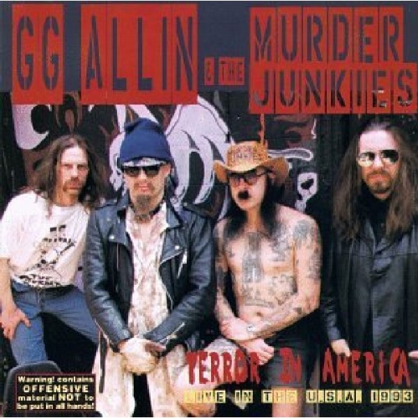 GG Allin & The Murderjunkies - Terror In America Live 1993 CD