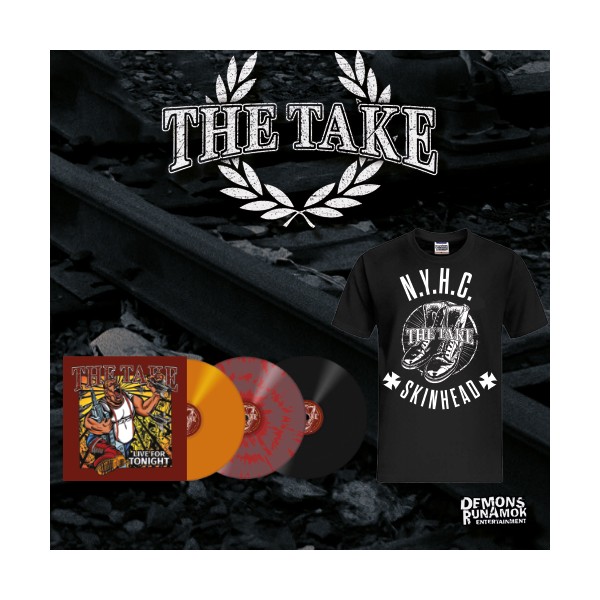 The Take - Live For Tonight LP + T-SHIRT PACKAGE