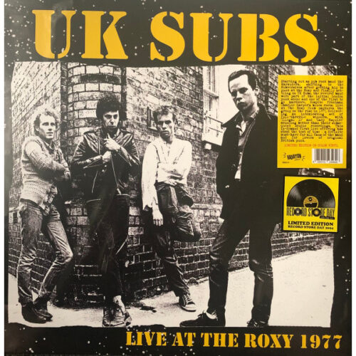 UK Subs - Live At The Roxy LP